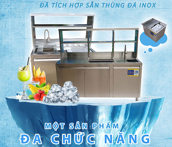 Quầy pha chế inox